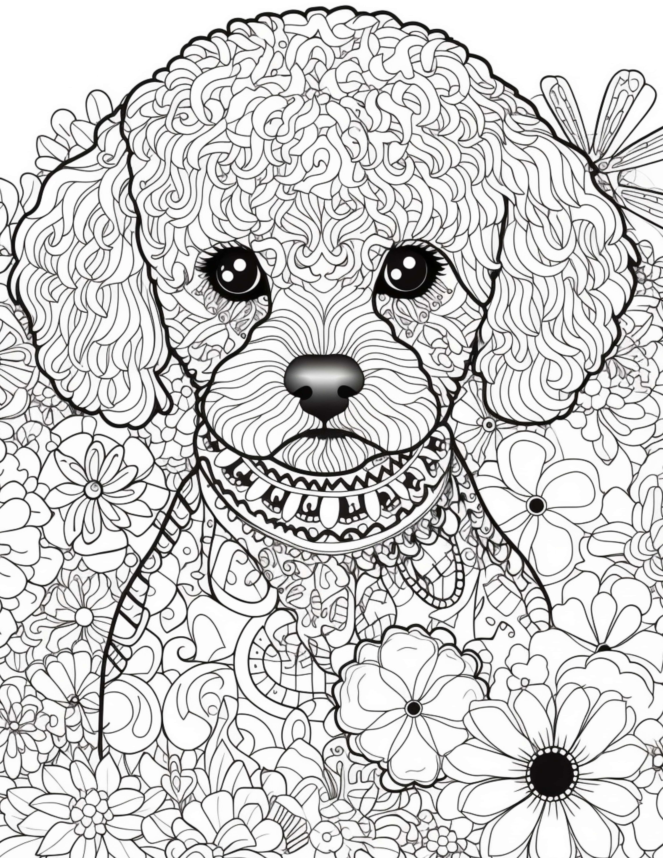 Oodles of Dogs Coloring Book for Kids - Volume 1