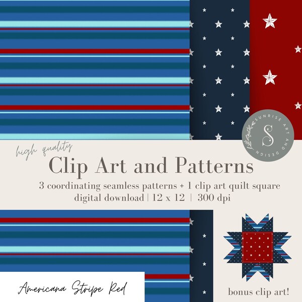 fourth of july quilt block
