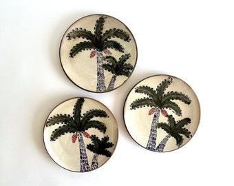 Terracotta Palm Tree Plate Luxor - Egypt