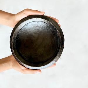 Abron S black terracotta bowl Raw bowl Handmade bowl African bowl