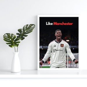 Marcus Rashford | Manchester United Poster | Football Poster