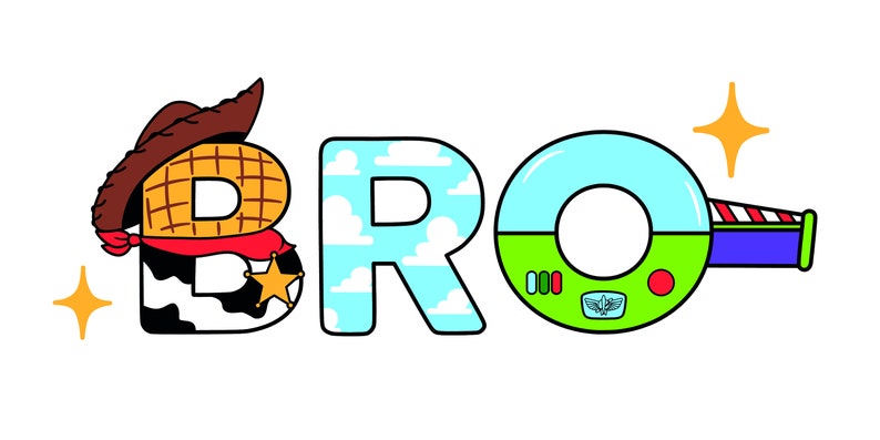 Toy Story Dad, Mom, Sis, Bro Svg, Png, Pdf, Jpg - Etsy