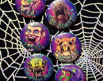 Mix n Match Goosebumps Inspired Pins! Medium size!