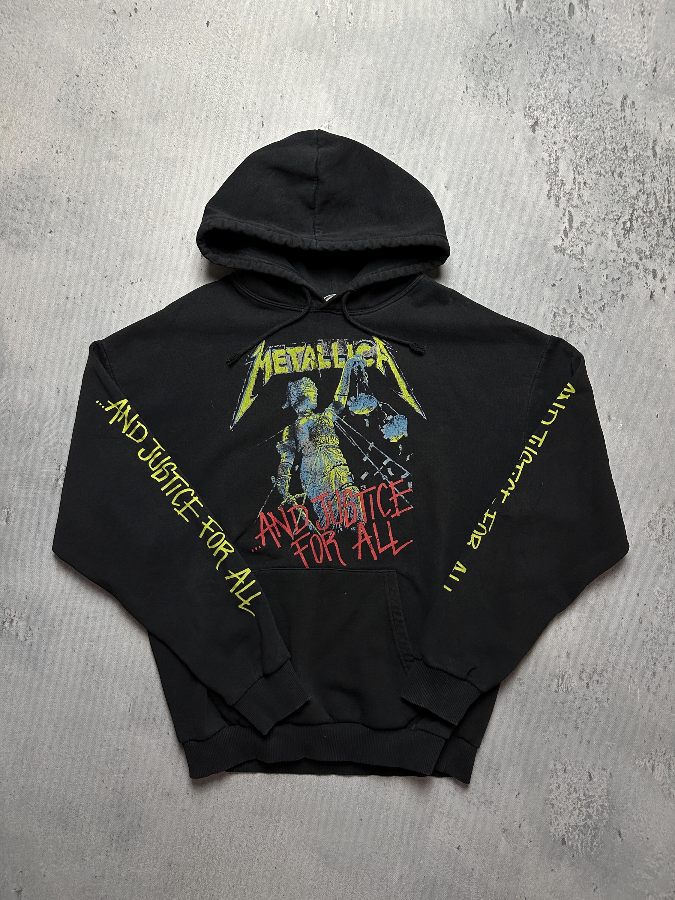 Metallica Y Justicia Para Todos 1988 Sudadera De Texto