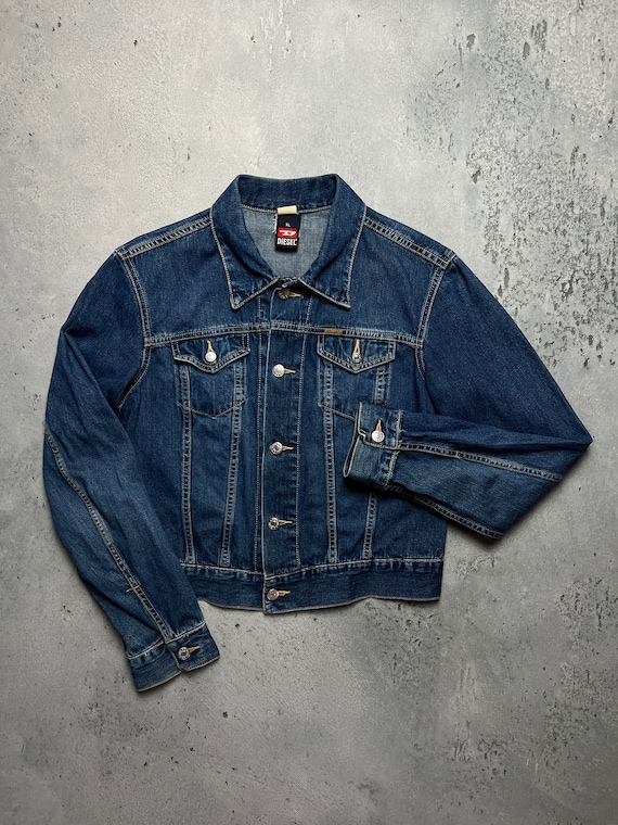 Vintage 90s 00s DIESEL denim デニムジャケット Diesel Vintage Faded Cropped Western Denim Jacket USA Y2k 90