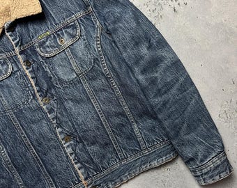 Vintage Diesel Cowhide Deck Jacket Fur Lined RARE Archive