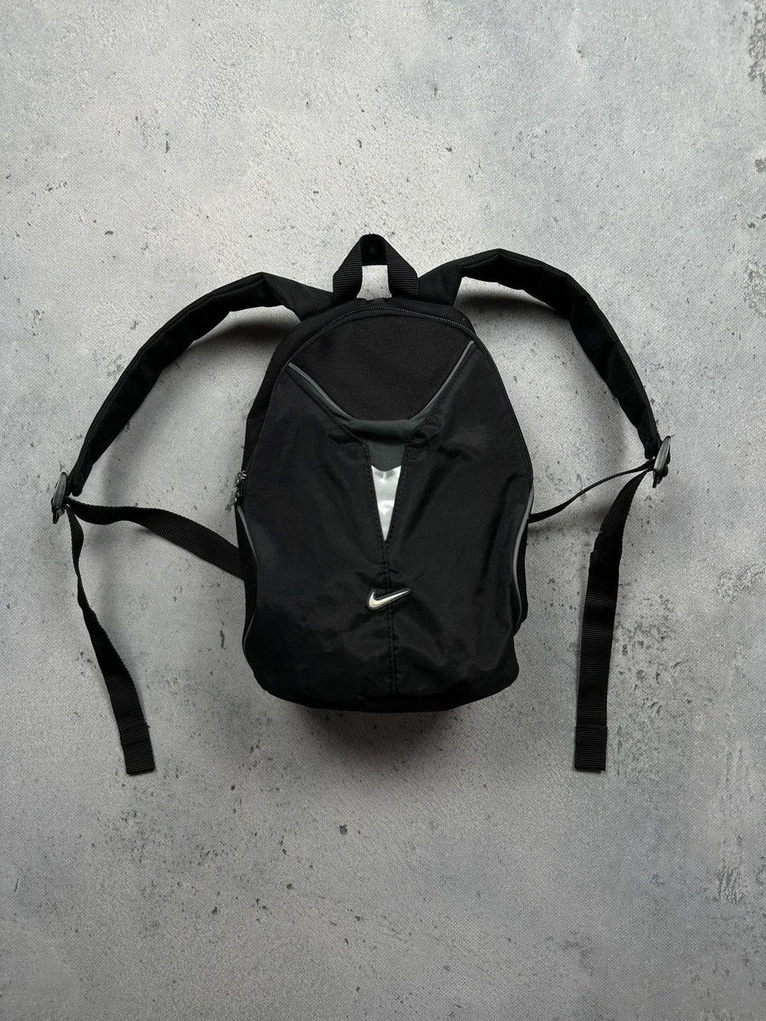 Nike Vintage Mini Backpack Bubble Bag Black 1990s Swoosh - Etsy