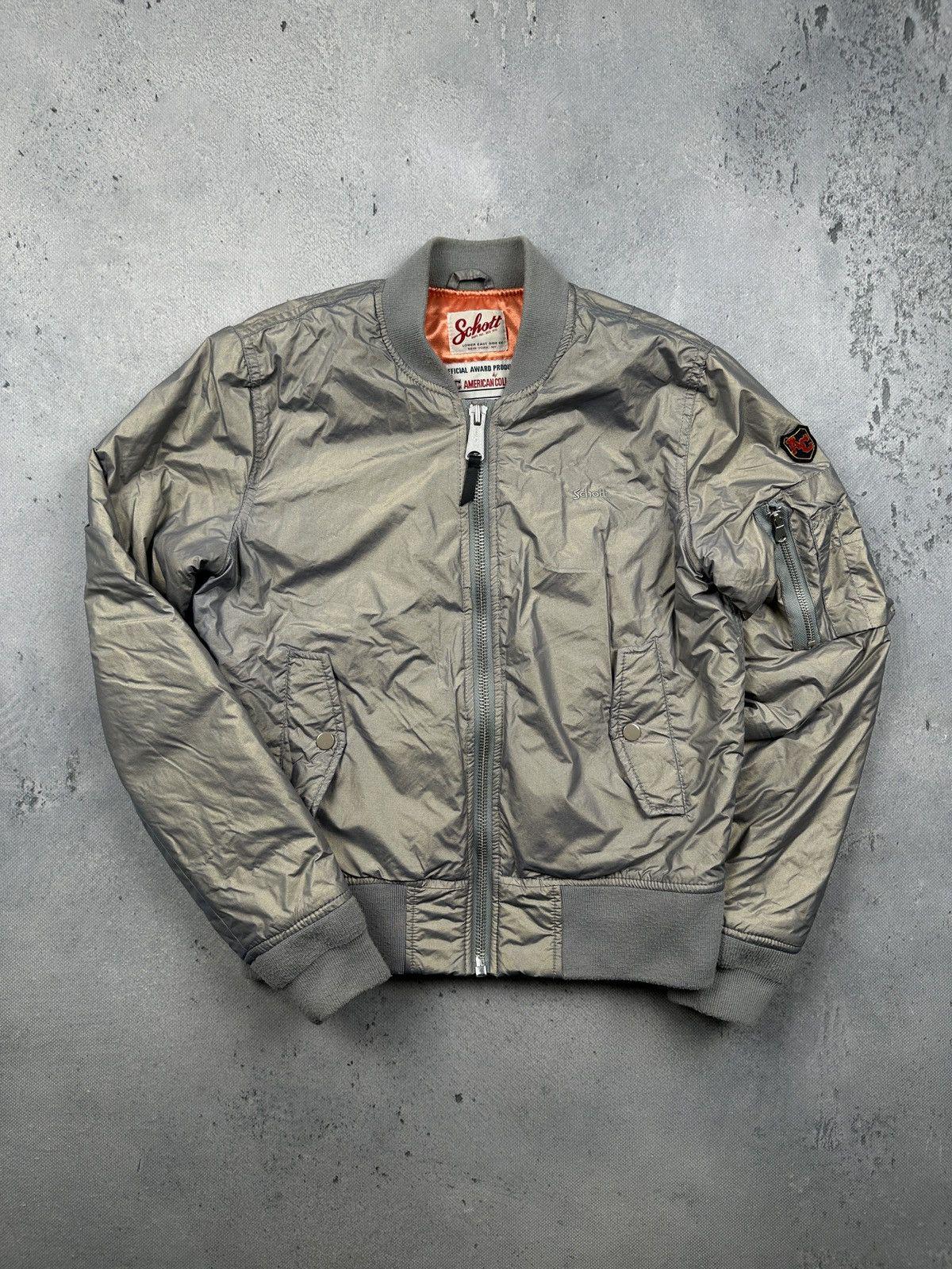 Alpha Industries Bomber Jacket Silver - Etsy