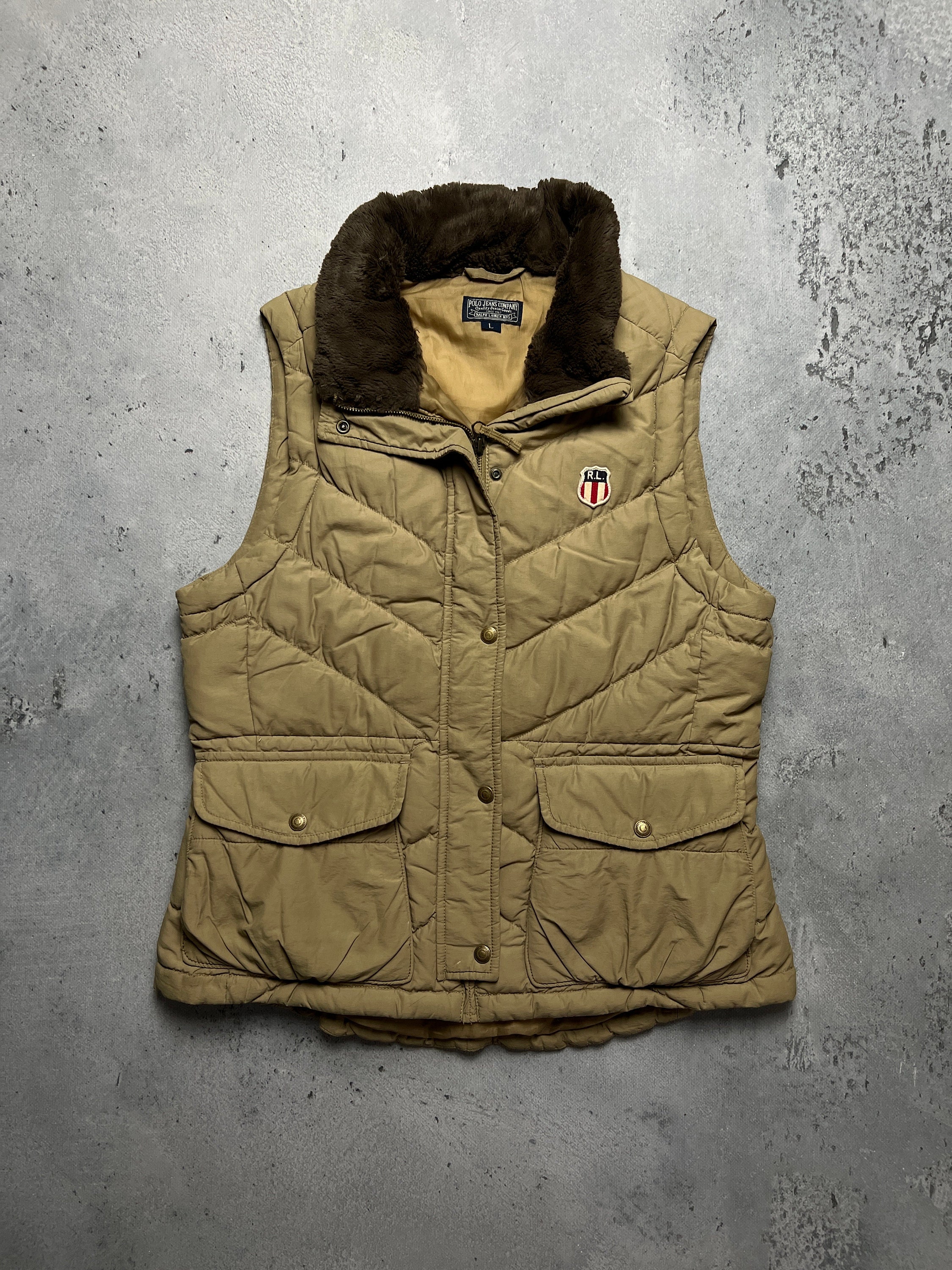 Vintage Ralph Lauren Down Vest - Etsy
