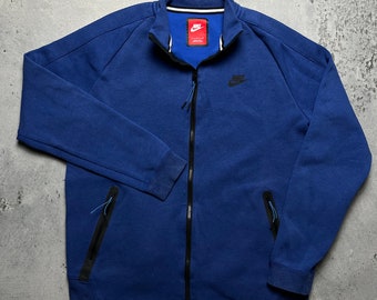 Veste sweat-shirt Nike Tech Fleece zippée avec fermeture éclair Drill Zipper, année 2000
