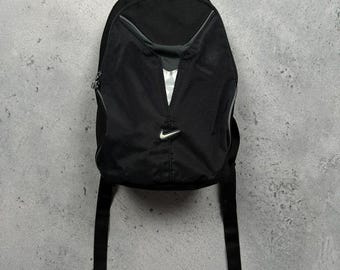 Nike Vintage Mini Backpack Bubble Bag Black 1990s Swoosh - Etsy