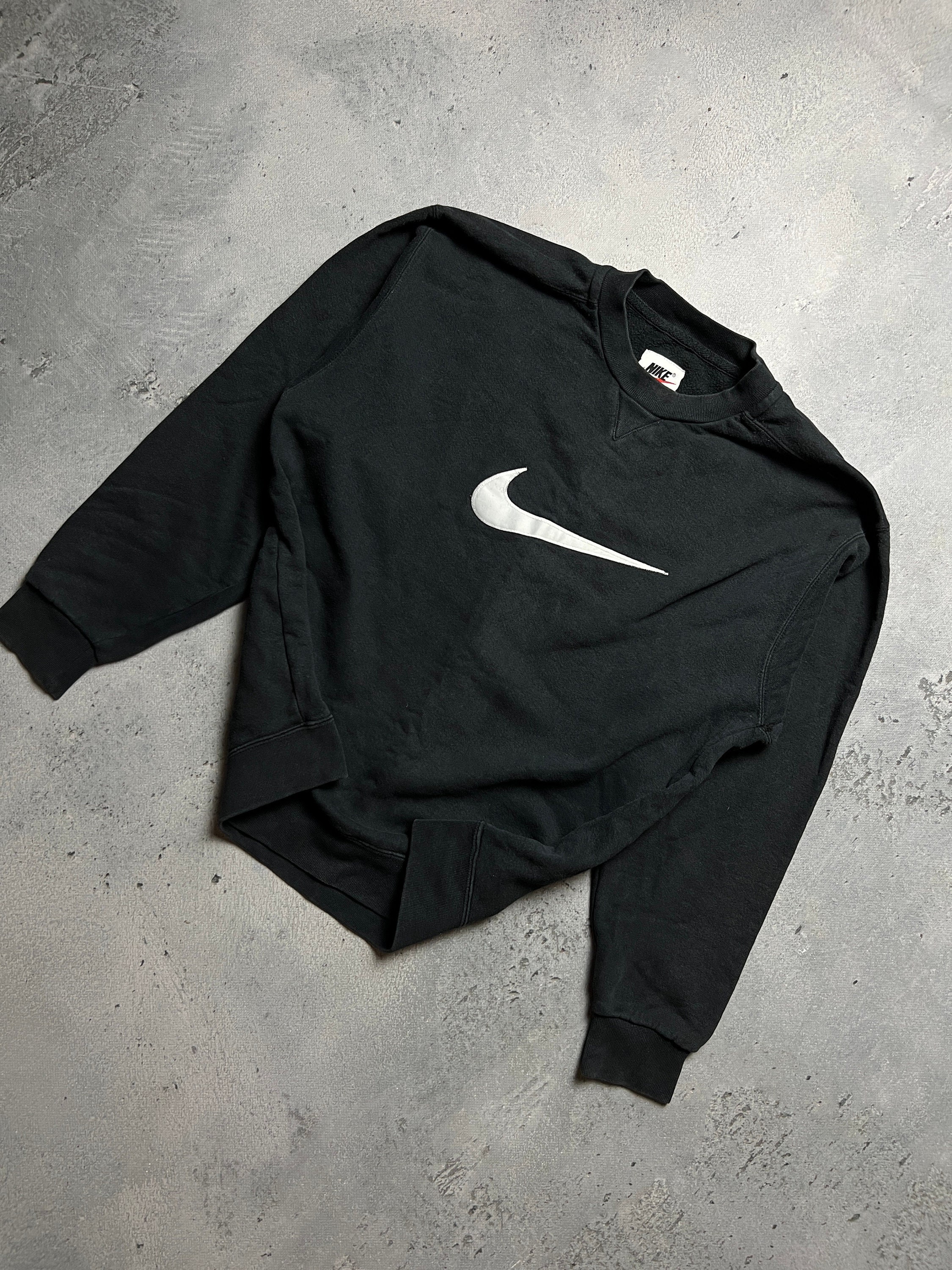 Vintage Nike 90s Center Swoosh Sweatshirt Crew - Etsy