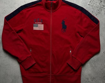 Polo Ralph Lauren Zip-Up USA Olympia Big Pony Trainingsjacke