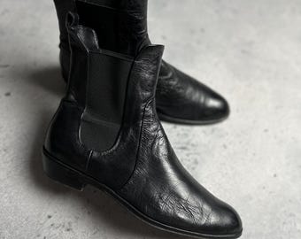 Toga Pulla Black Suede Western Boots: Four Buckle Y2K, EUR 38 - Etsy
