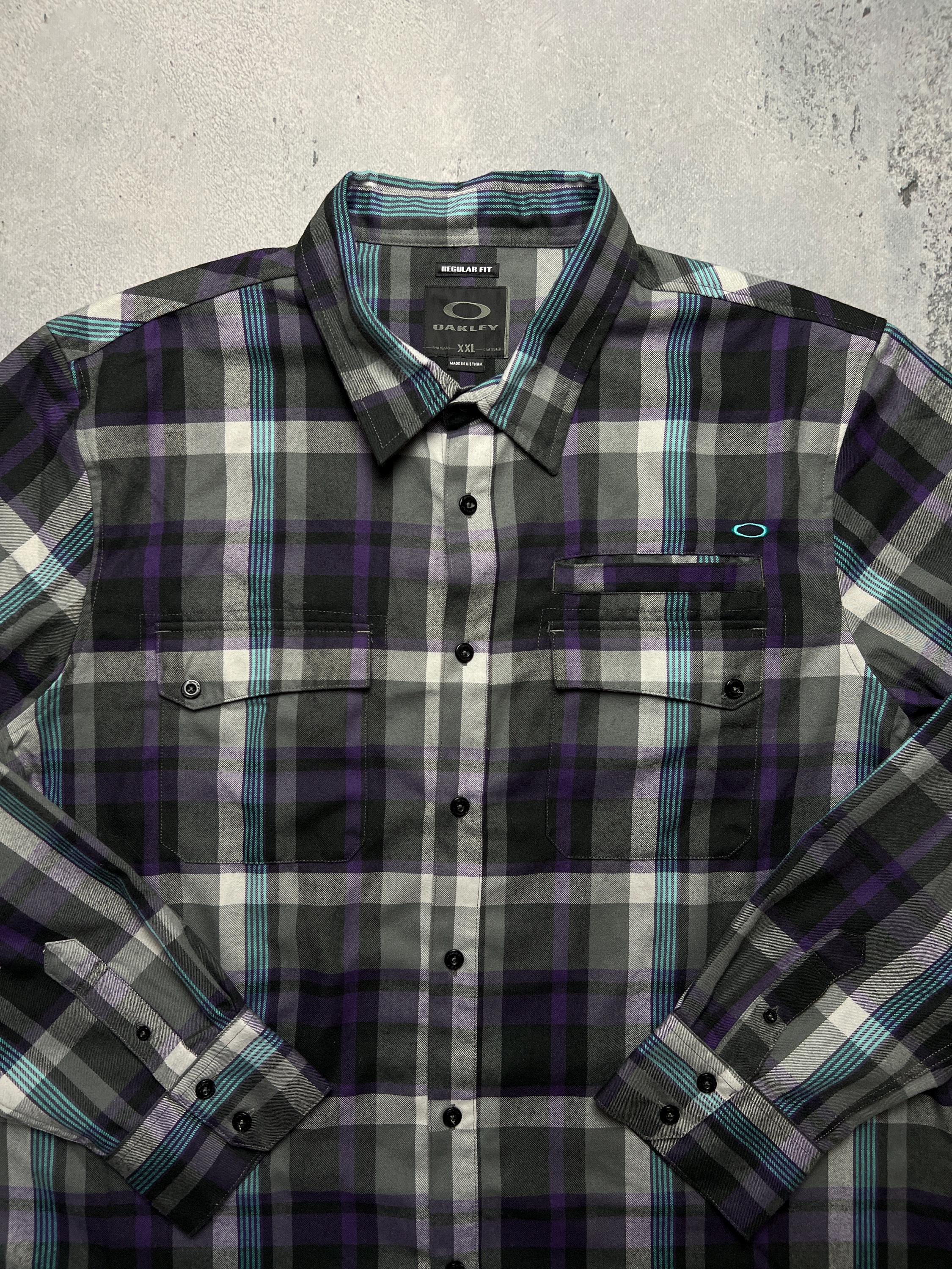 Oakley Outdoor Y2k Flannel Luxury Checked Shirt 90s 00s USA - Etsy
