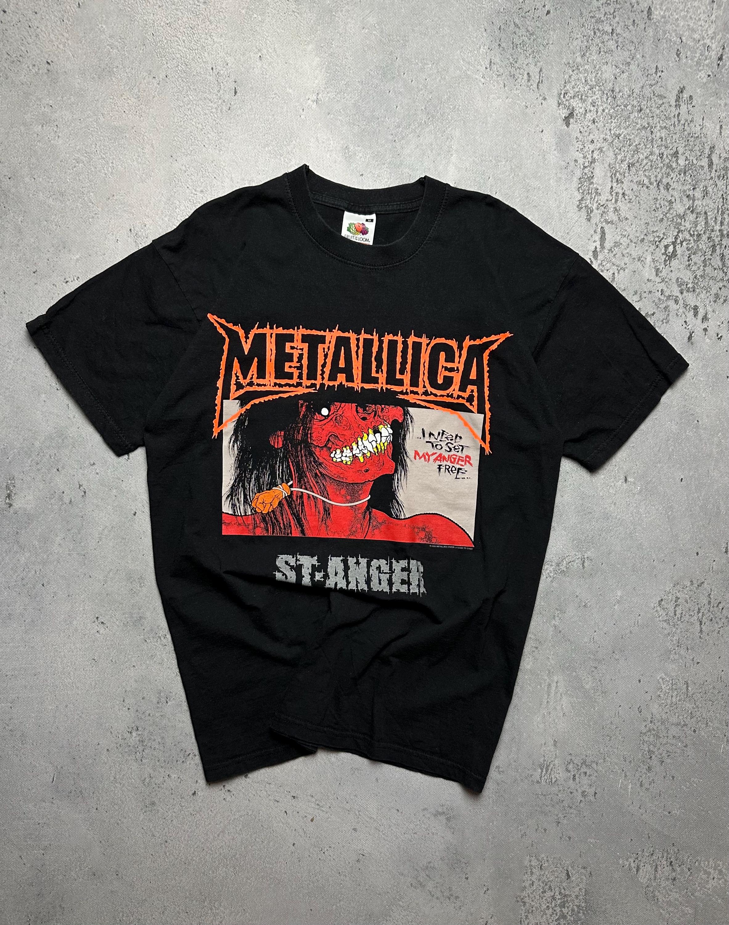 LLICA ST. ANGER Tシャツ vintage pushead Metallica Band 2003 St-anger Pushead Graphic Hard Rock 00s