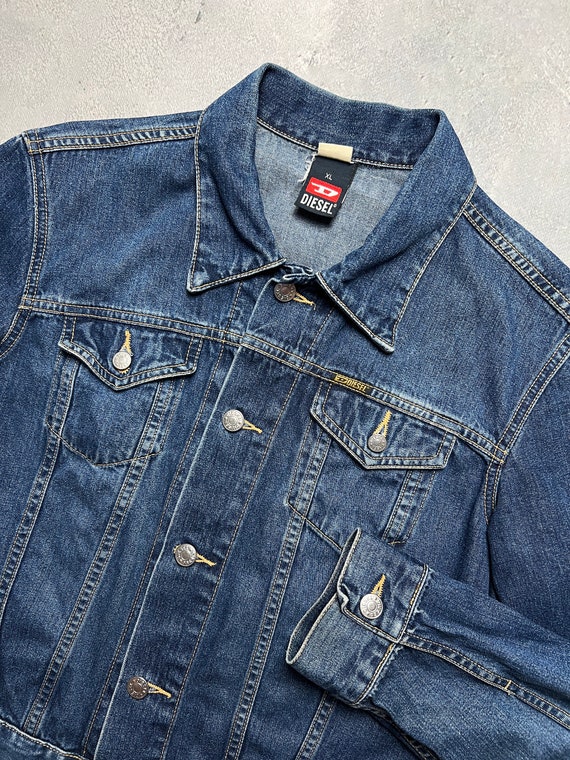 Vintage 90s 00s DIESEL denim デニムジャケット Diesel Vintage Faded Cropped Western Denim Jacket USA Y2k 90