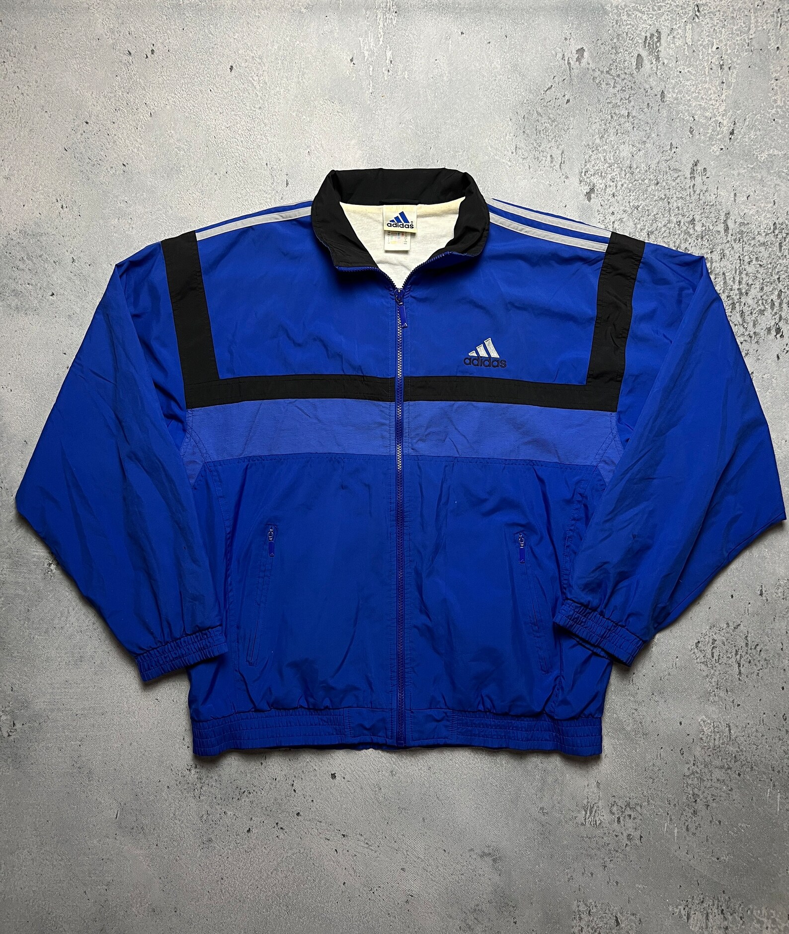 90’s White Track Jacket by Andy Johns