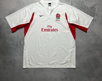 y2k Nike Vintage Jersey Fly Emirates Sevens 90s 00s Rare Tee