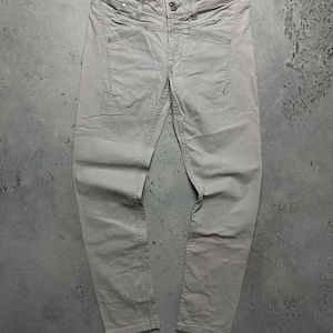 Vintage Le Jean De Marithe Francois Girbaud Slim Fit Gray Pants Size 27 Made In Italy Cotton Blend Rare Lux 90s Opium Archive Jeans