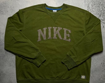 Vintage Crewneck Nike boxy center virgule y2k pour logo USA