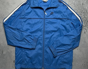 Nike Vintage Zipper Jacket swoosh logo y2k 90s Zip-Up rare