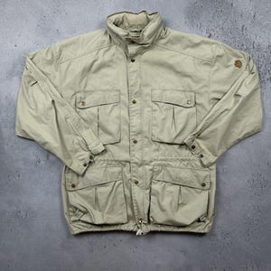 Vintage Fjallraven Safari Outdoor Jacket Khaki 4-pocket 90s - Etsy