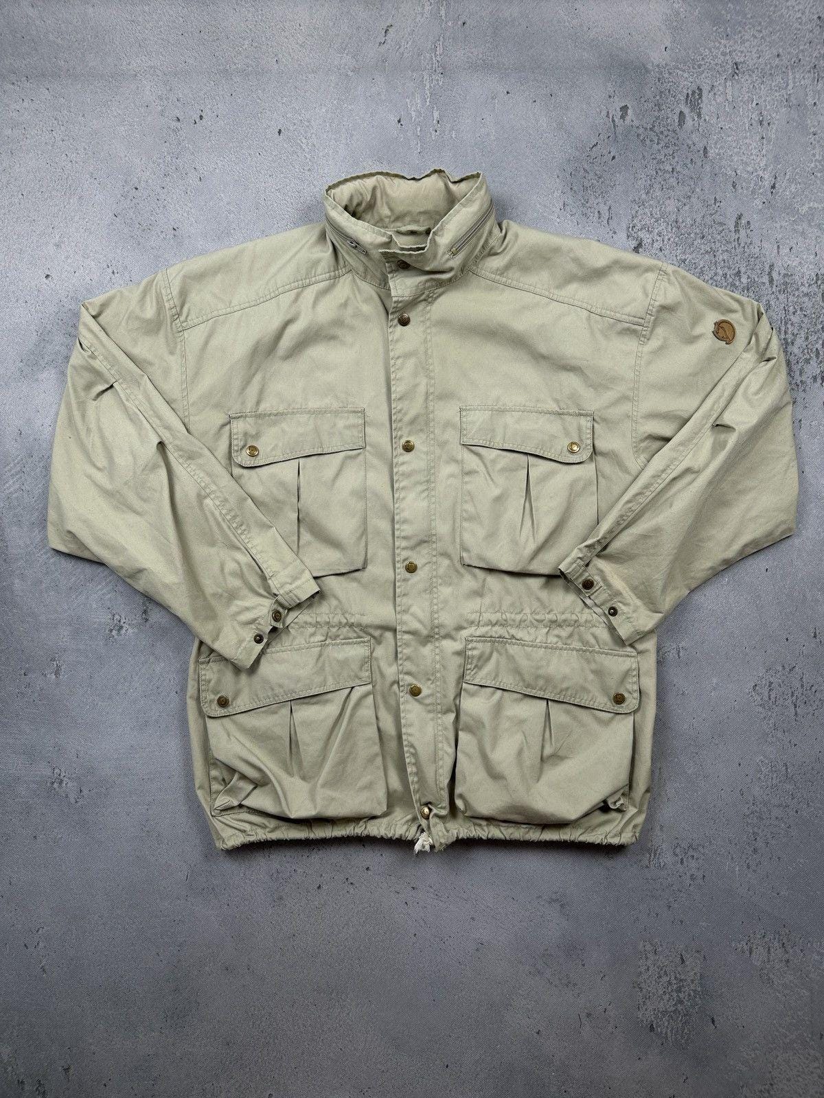 Vintage Fjallraven Safari Outdoor Jacket Khaki 4-pocket 90s - Etsy