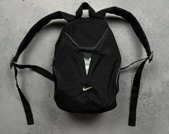 バッグ 90's OLD NIKE black gimmick backpack y2k Vintage Nike Bag Backpack Swoosh Logo Gorpcore 90s Y2K | eBay