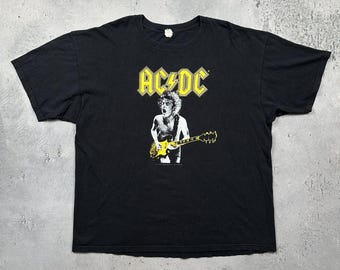 ヴィンテージ 2000年代 AC/DC アンガス・ヤング グラフィック バンド T