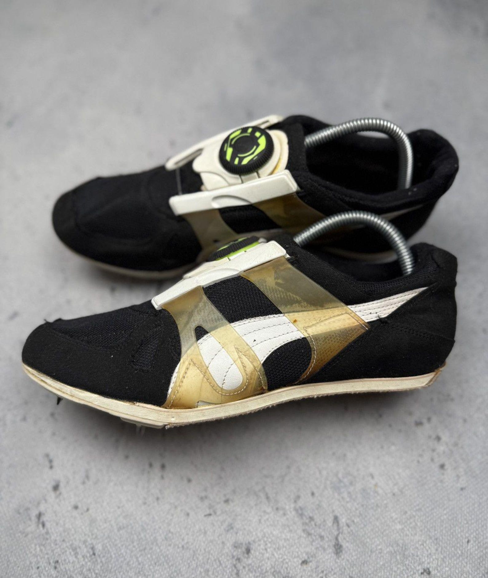 Vintage Puma Cell Track Spikes Black Gold Rare Running Shoes - Etsy