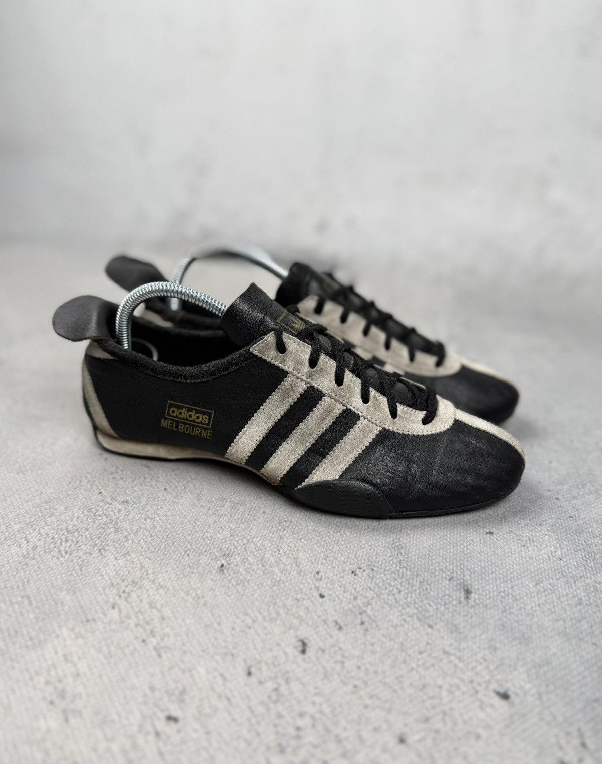 adidas gazelle silver green womens Vintage Adidas Melbourne Sneakers Women's US 7.5 – dla dushy main image 0