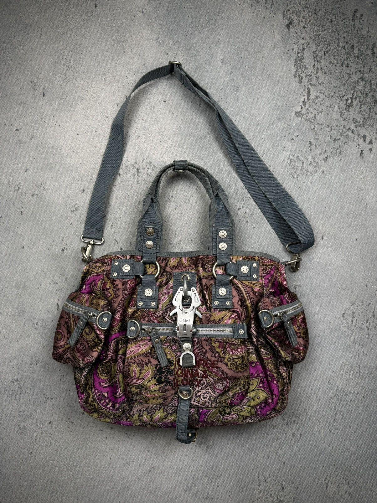 E GINA & LUCY ブラックハンドバッグ ELLE（エル） フォーマルハンドバッグ 大 スターブル ブラック