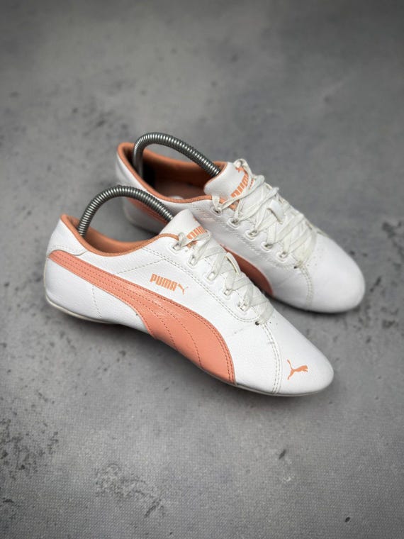Vintage Puma Speedcat Leather Y2K White Sneakers Rare 00s - Etsy