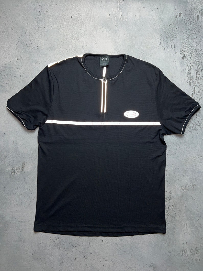 Oakley Softwear Sportswear Half Zip Jersey Vintage Y2K image 3