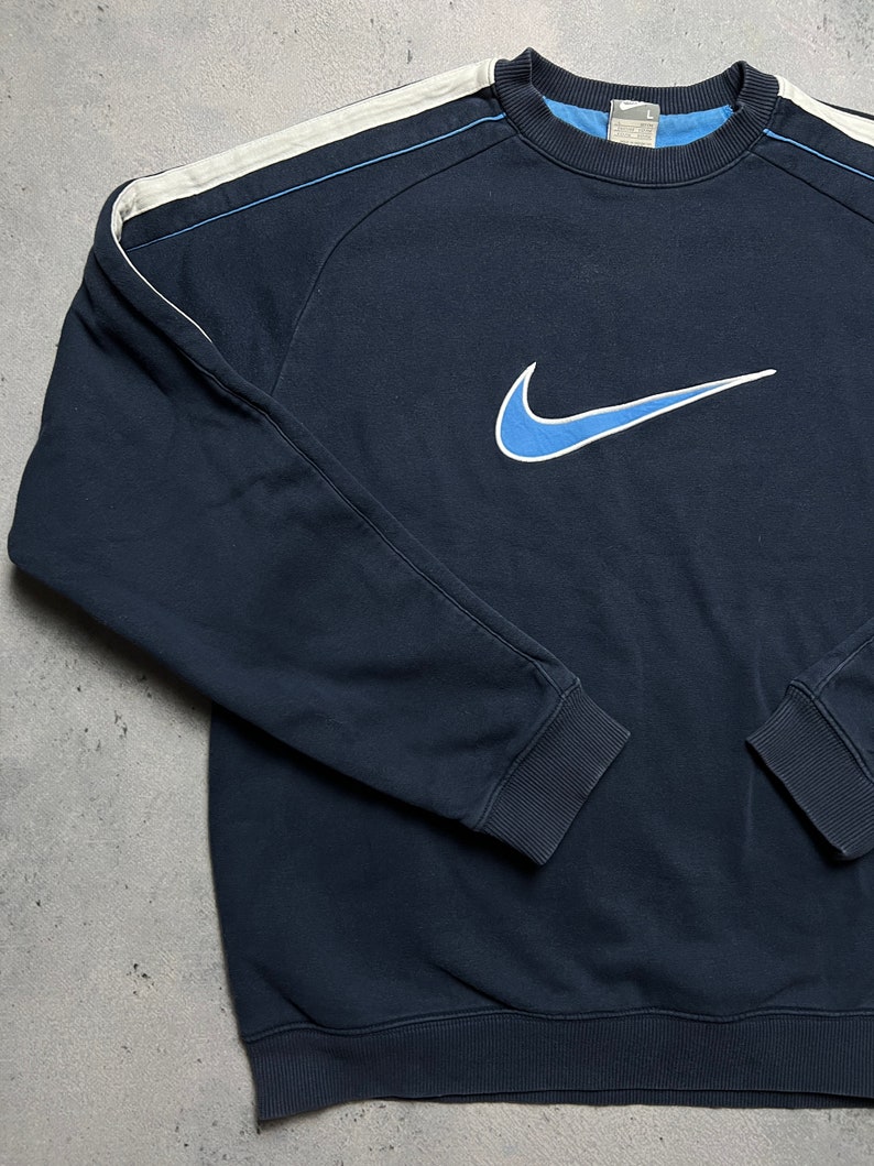 Vintage Crewneck Nike Boxy Center Swoosh Y2k 00s Logo USA - Etsy