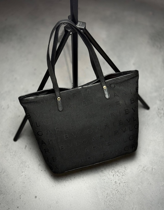 本物 ブルガリ BVLGARI ロゴマニア ショルダーバッグ トートバッグ  