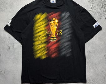 Adidas France Coupe Du Monde World Cup 1998 Vintage T-shirt