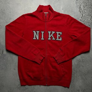 Nike Vintage Zipper crew central swoosh logo y2k 90s image 5