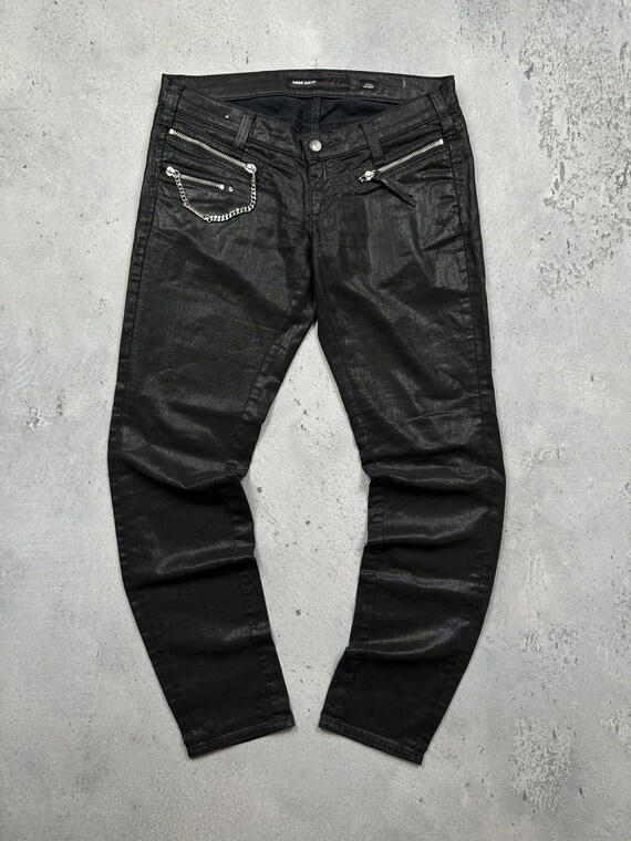Archive Coating skinny pants コーティングスキニー archive wax coating