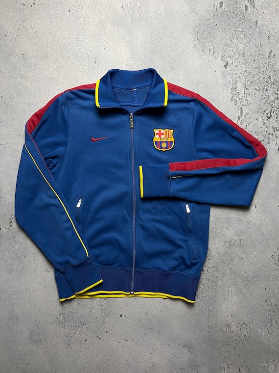 Vintage Nike FCB Barcelona Big Logo Y2K Soccers Zipper 00s - Etsy 