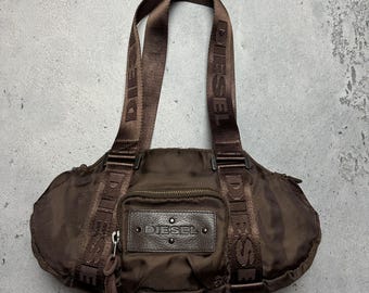 Vintage Diesel Nylon y2k Shoulder Multipocket Opium Bag 90s