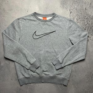 Felpa con cappuccio Nike Vintage logo centrale swoosh hype fit