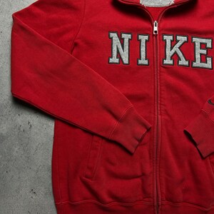 Nike Vintage Zipper crew central swoosh logo y2k 90s image 3