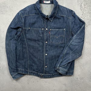Levi's デニムジャケット 44 y2k ヴィンテージ archive Archive Vintage 00s Levi's Engineered Jeans Denim Jacket XL - Etsy