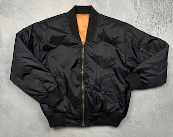 Jacket Airmans Intermediate MA 1 Military USA Reversible Mens Size