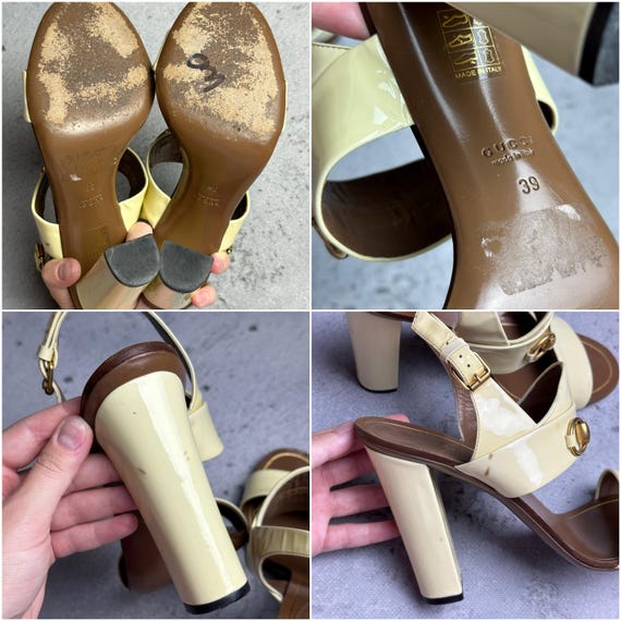 Gucci Leather Alyssa Horsebit Ankle Strap Sandals Y2k Rare - Etsy