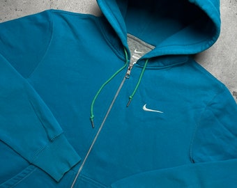 Nike Vintage Zipper Jacket central swoosh logo y2k 90s