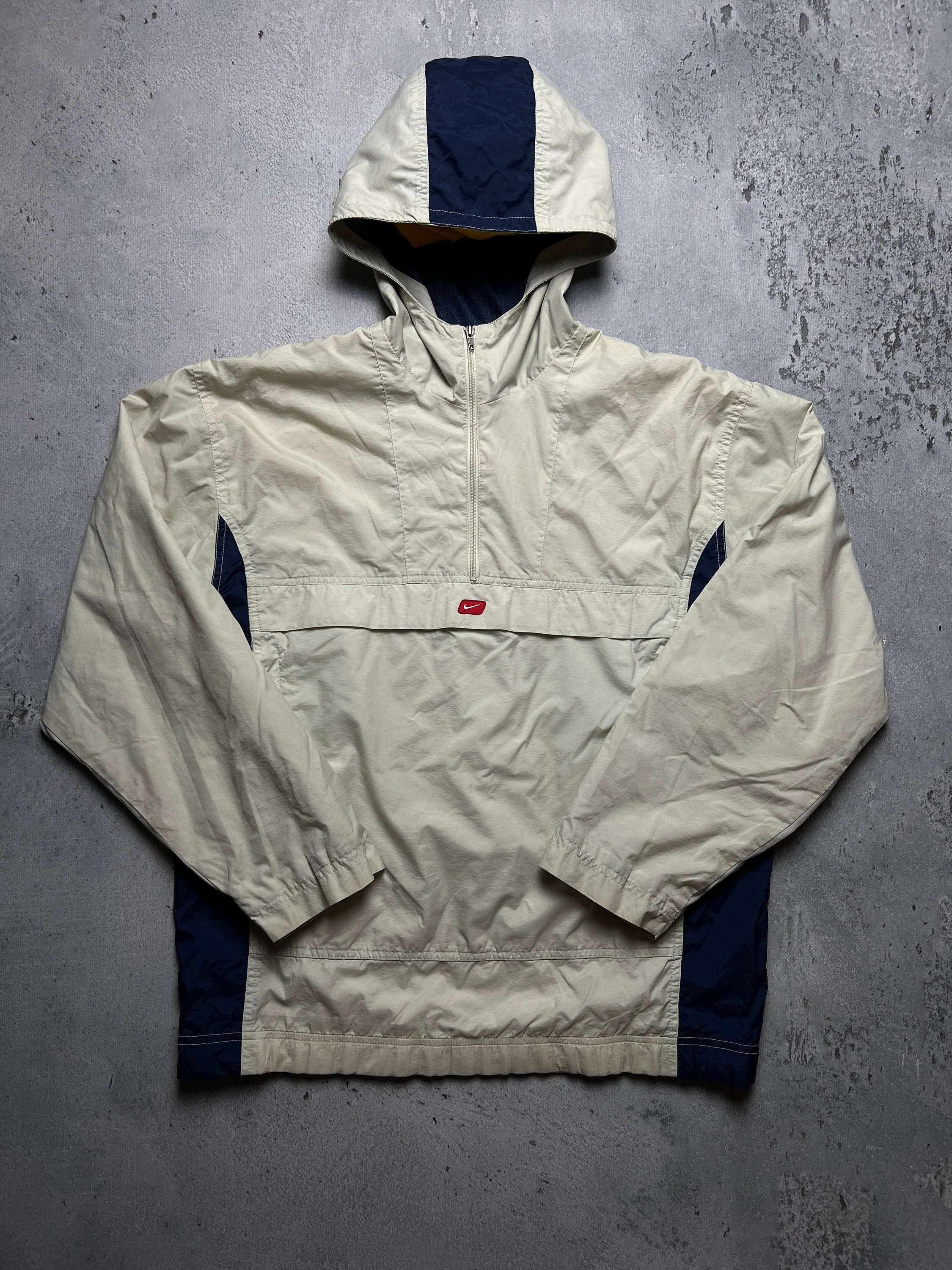 Vintage Anorak Nike Half - Jacket Center Swoosh Y2k Logo USA