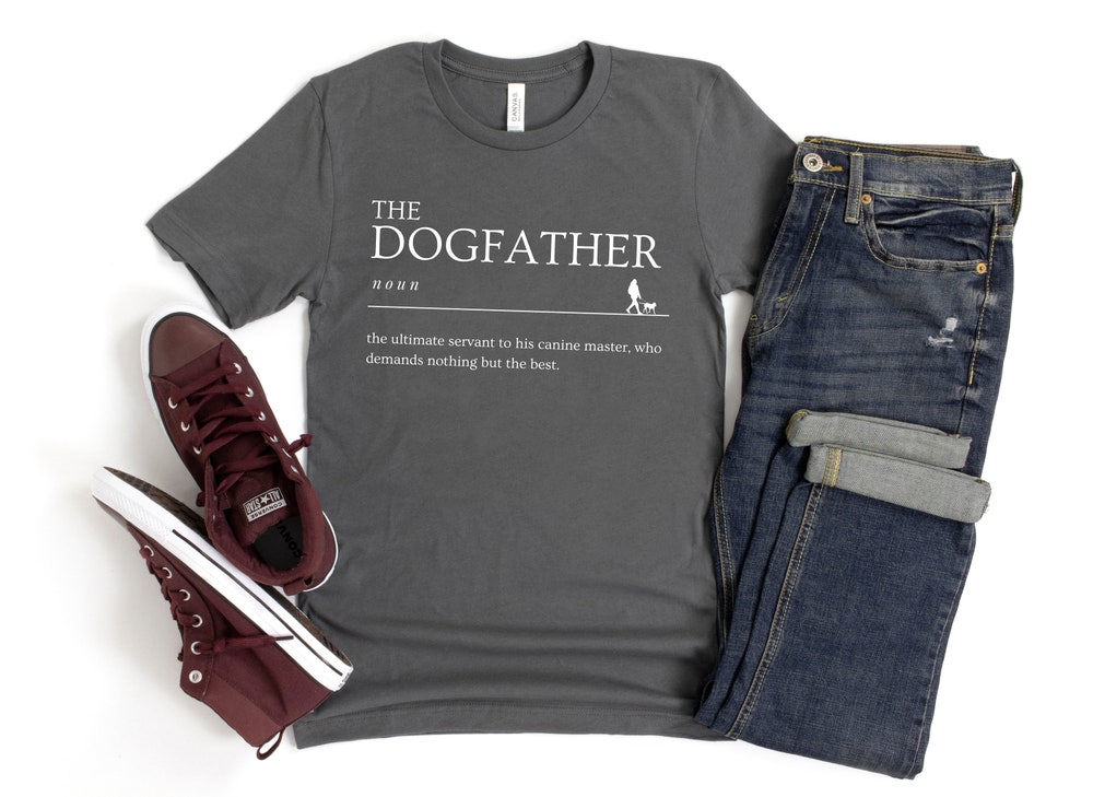 The Dogfather | Dog Father'S Day T-Shirt | Funny Fathers Day Gift | Dog Dad | For Him | Best Gift Ideas For Pet People Onlytee